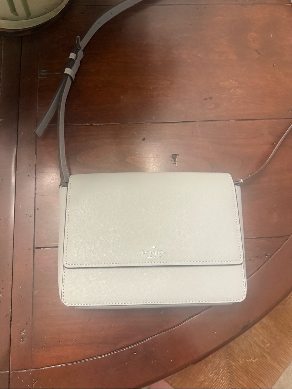 kate spade Light Gray Crossbody Bag Used